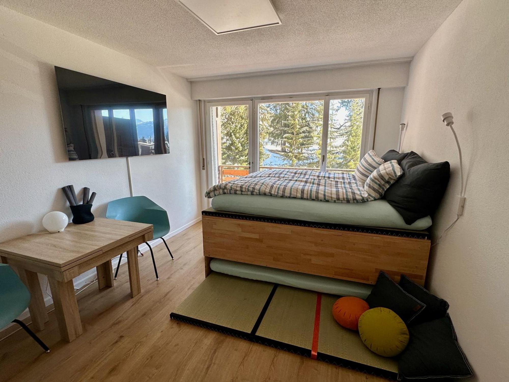 Studio Serenity, 4 Min Walk To Center! Crans-Montana Zewnętrze zdjęcie